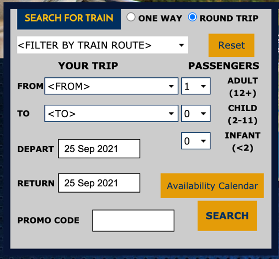 how to book alaska railroad