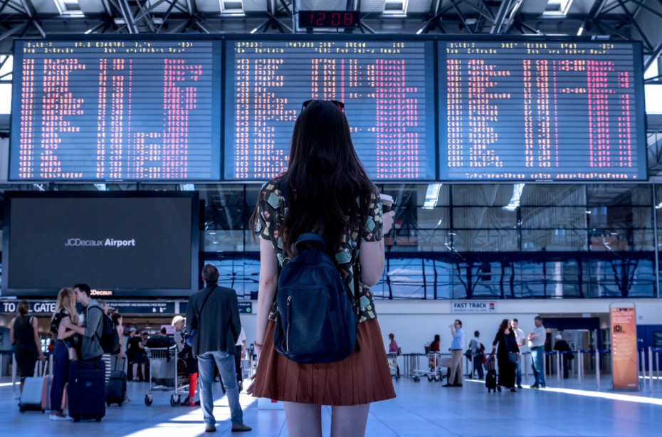 long haul flight airport