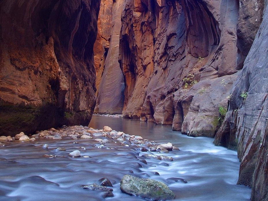 Zion national park the narrows