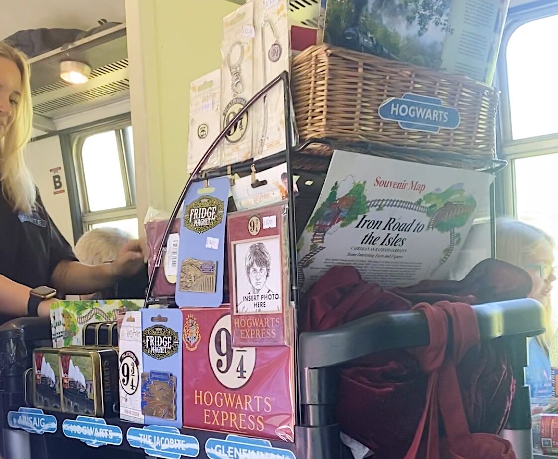 Harry Potter Train in Scotland merchandise