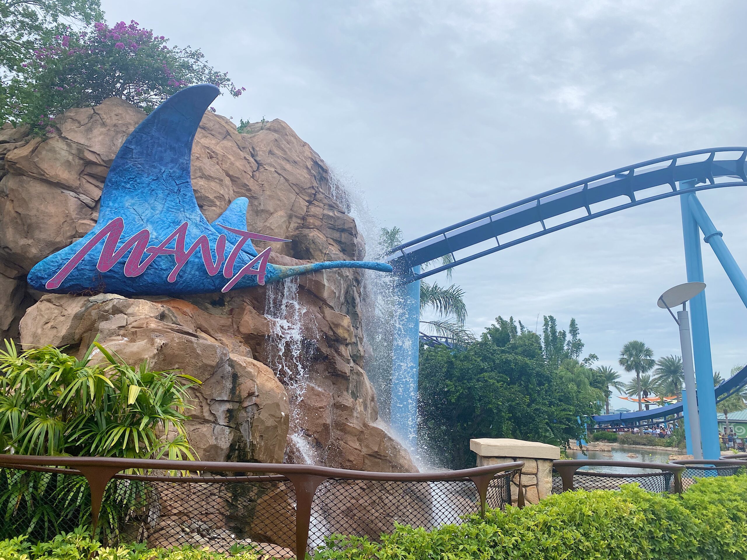 Sea World Orlando Manta Rollercoaster 