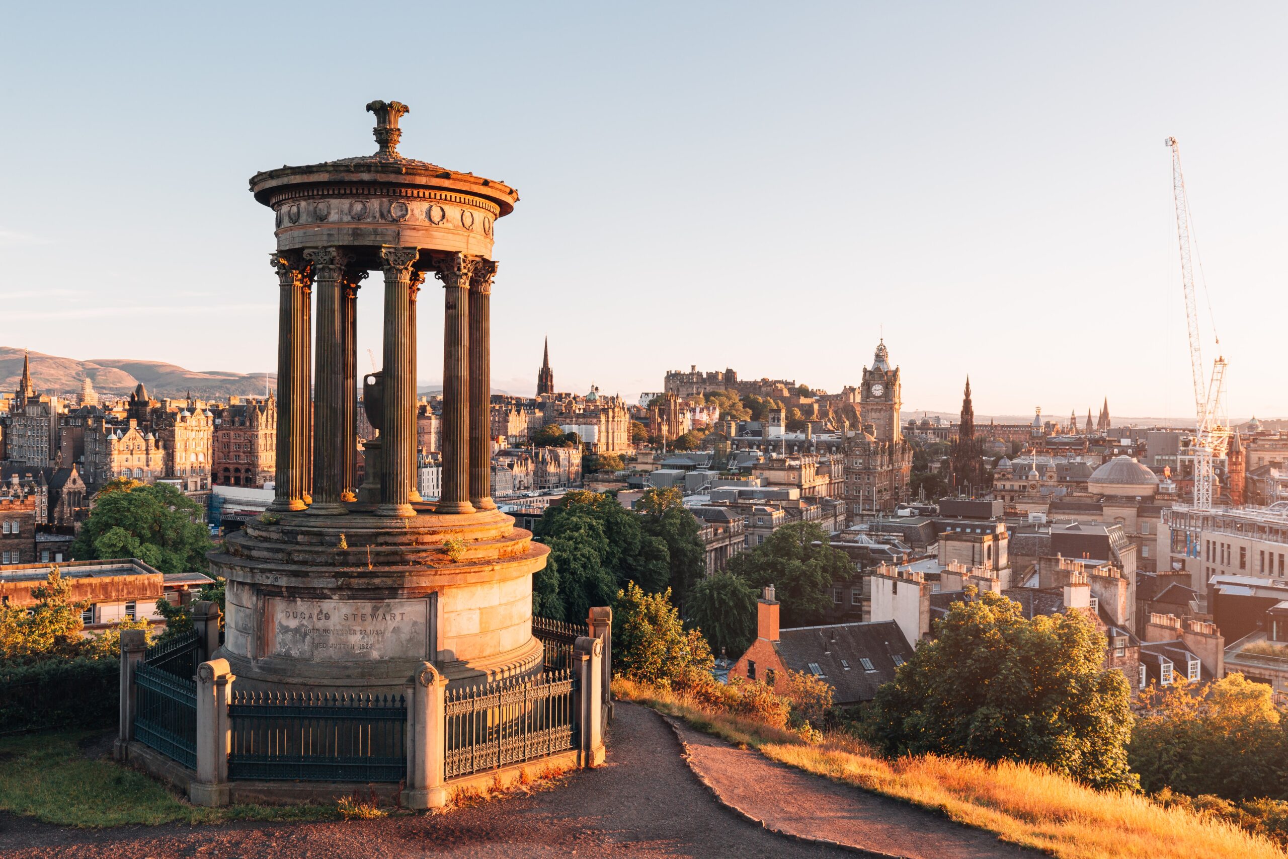 2 Days in Edinburgh, View of Edinburgh from Calton Hill