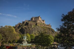 Princess Street Gardens in Edinburgh