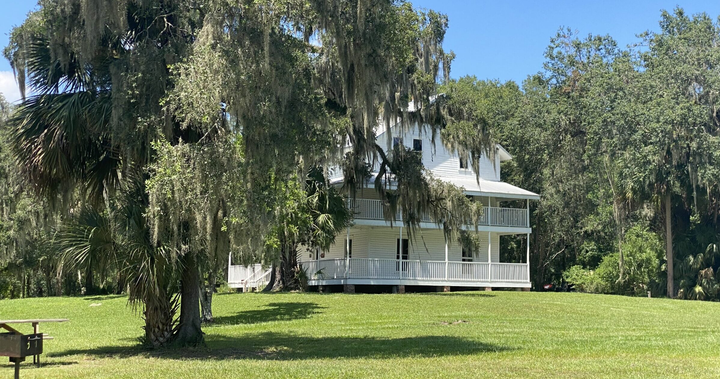 historic home in the middle of a park