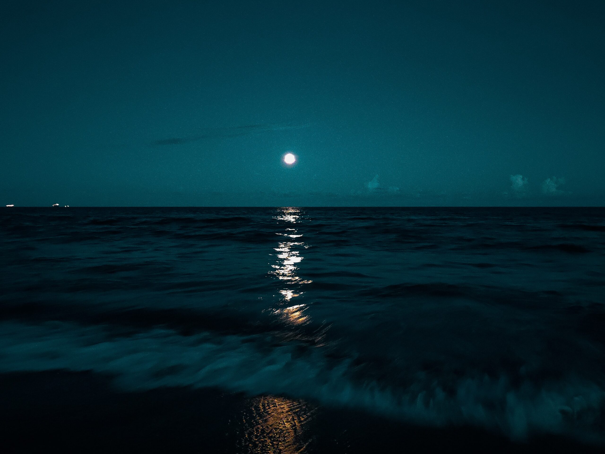 beach at night in florida