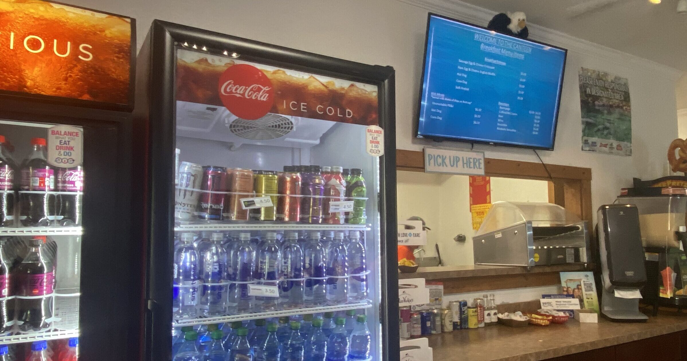 convenience store with food and drink