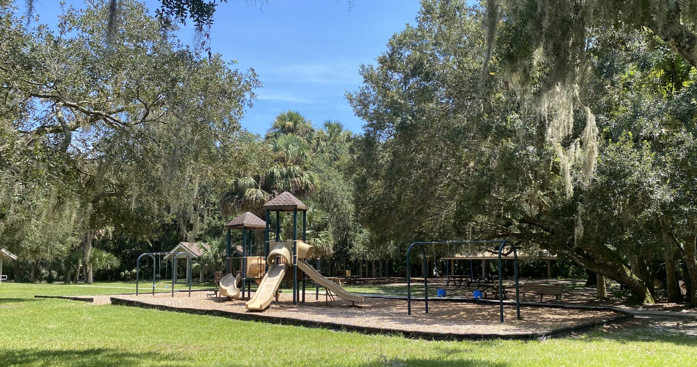 children's playground in a park