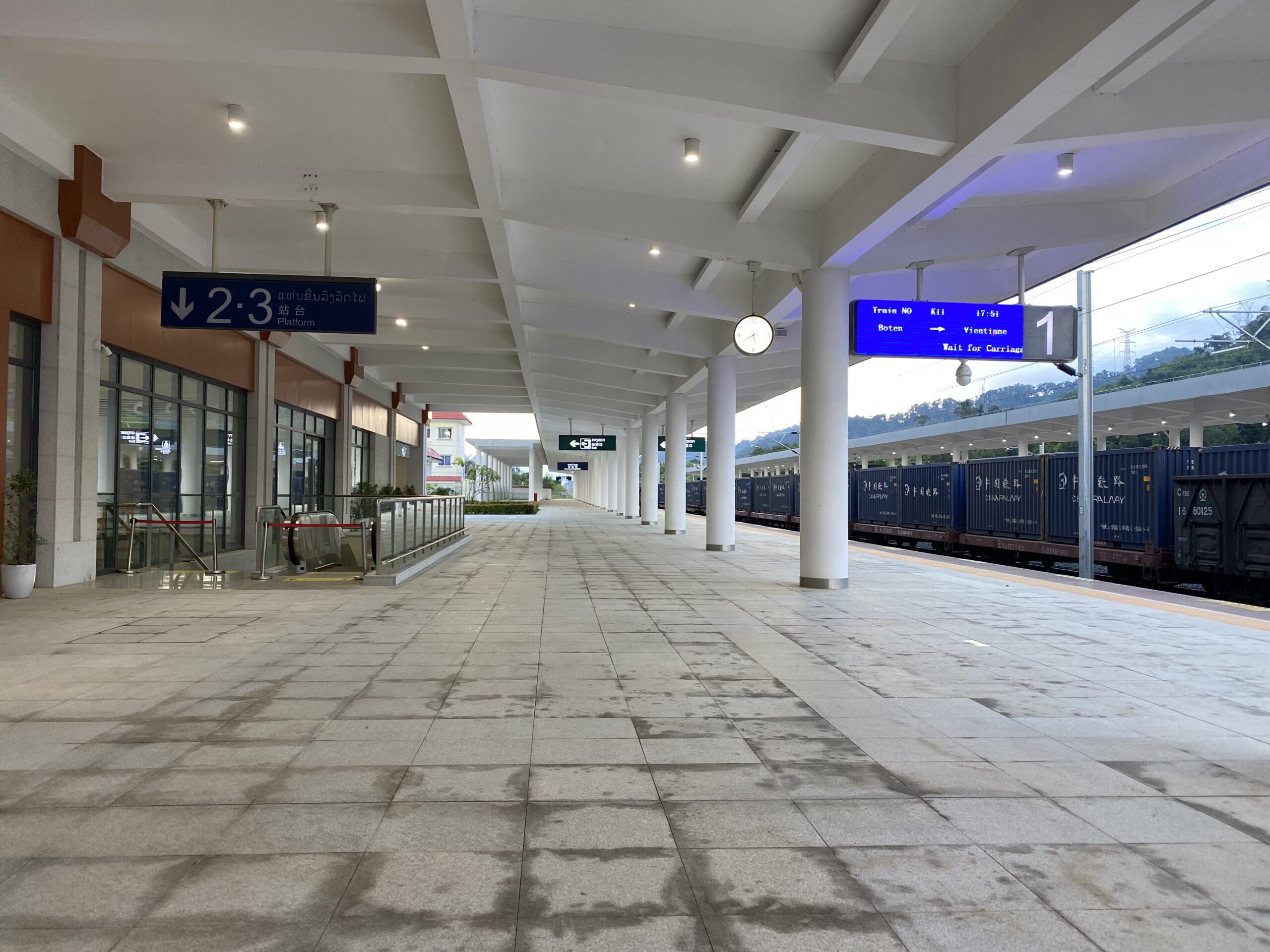 Train Station in Southeast Asia