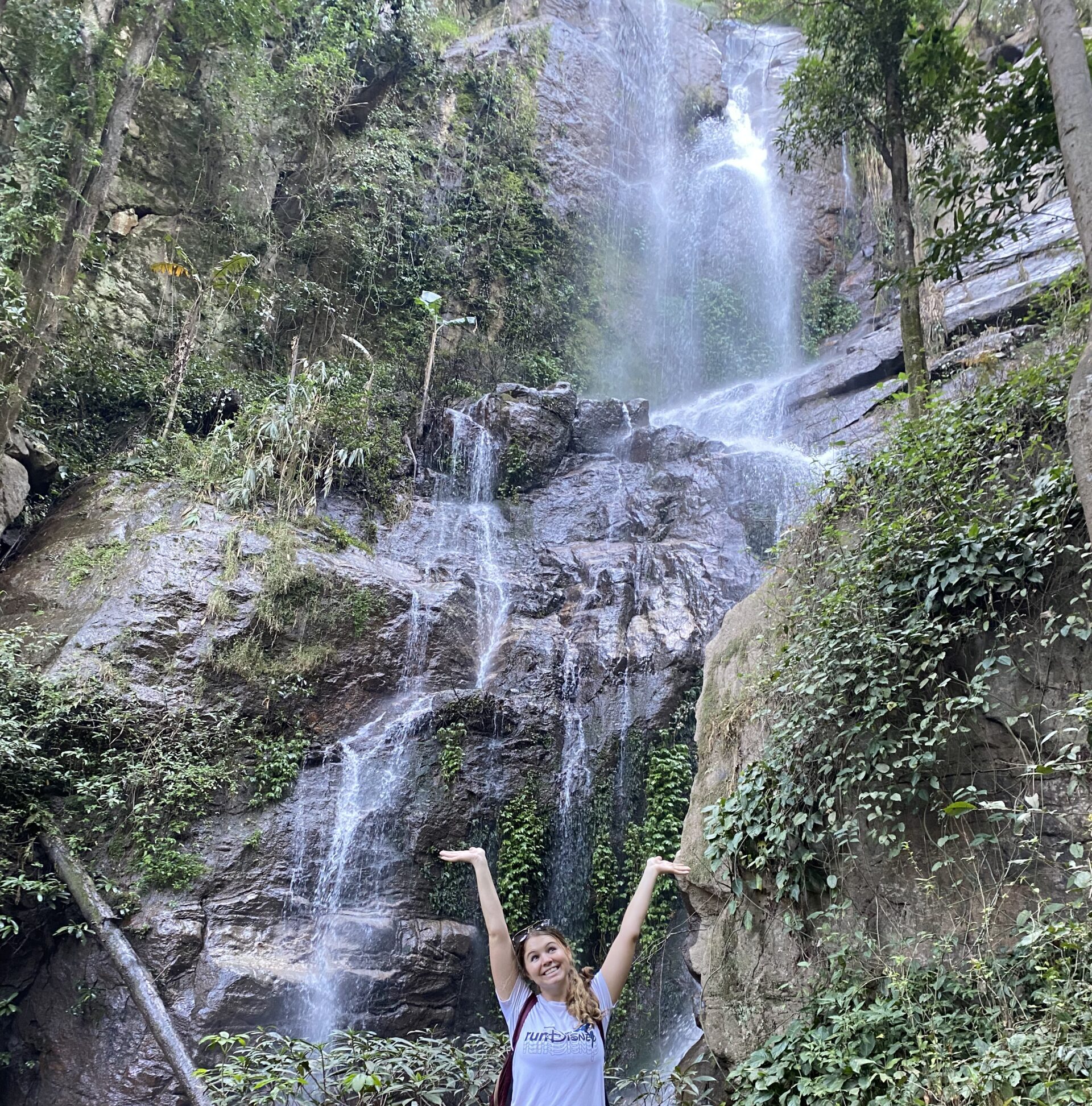 day trips from Chiang Mai - waterfall in nature