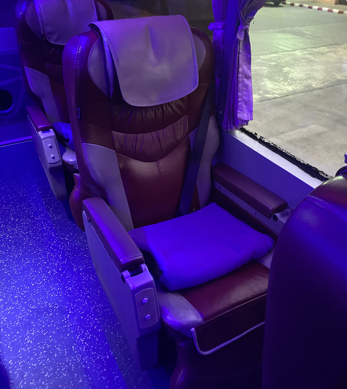 VIP Bus Seat in Thailand