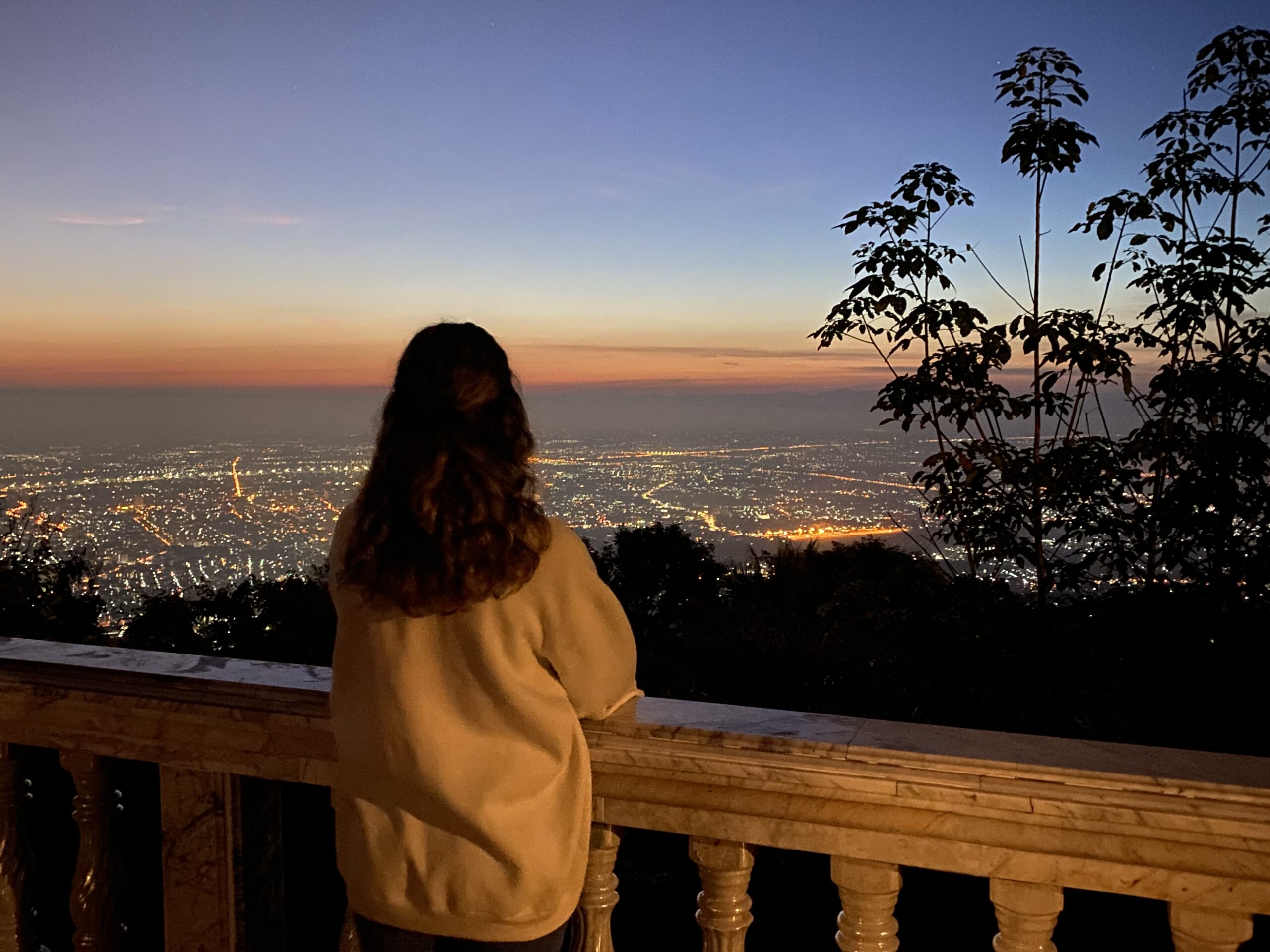 sunrise over chiang mai