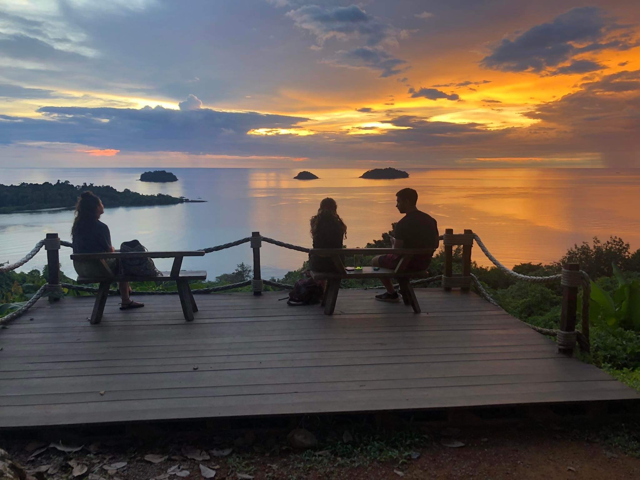 Kai Bae Viewpoint at sunset - koh chang itinerary