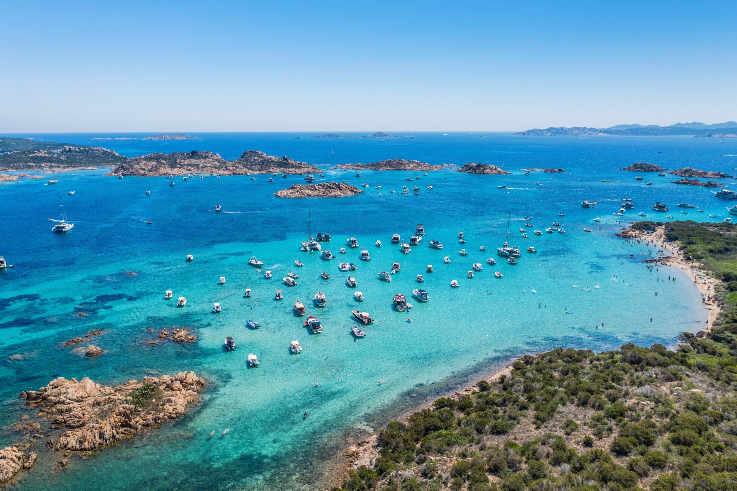 Sardinia ocean coastline - beautiful places in italy