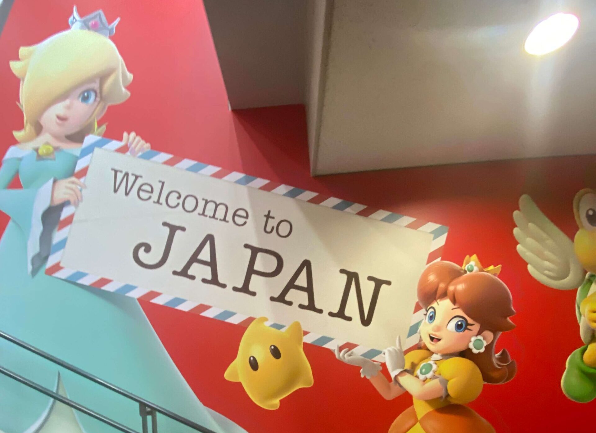 welcome to japan sign in NRT airport