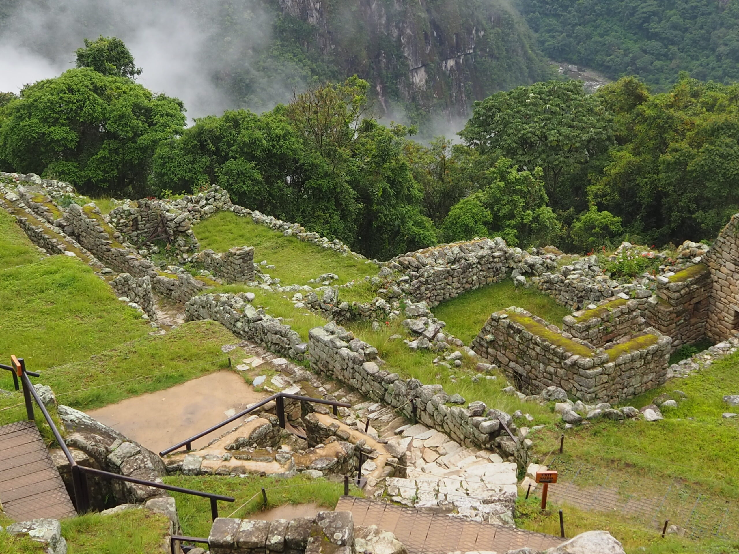 Inca Ruins in machu pichu peru