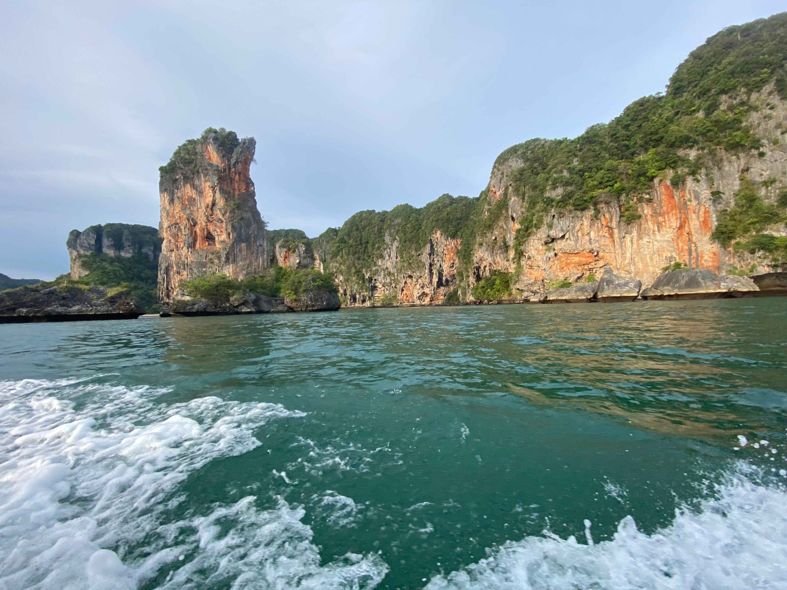 boat from krabi to railay beach