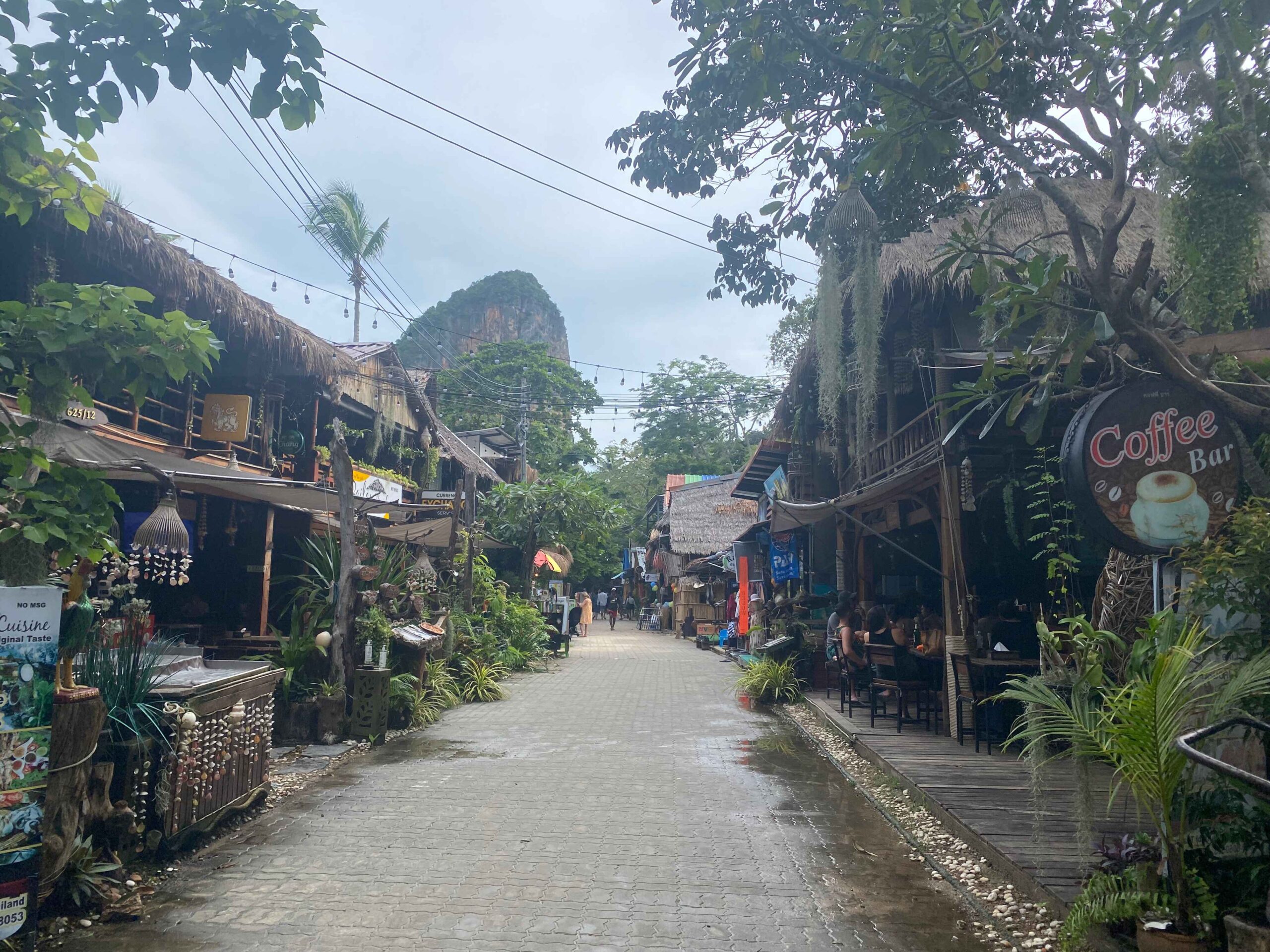 railay beach town in krabi