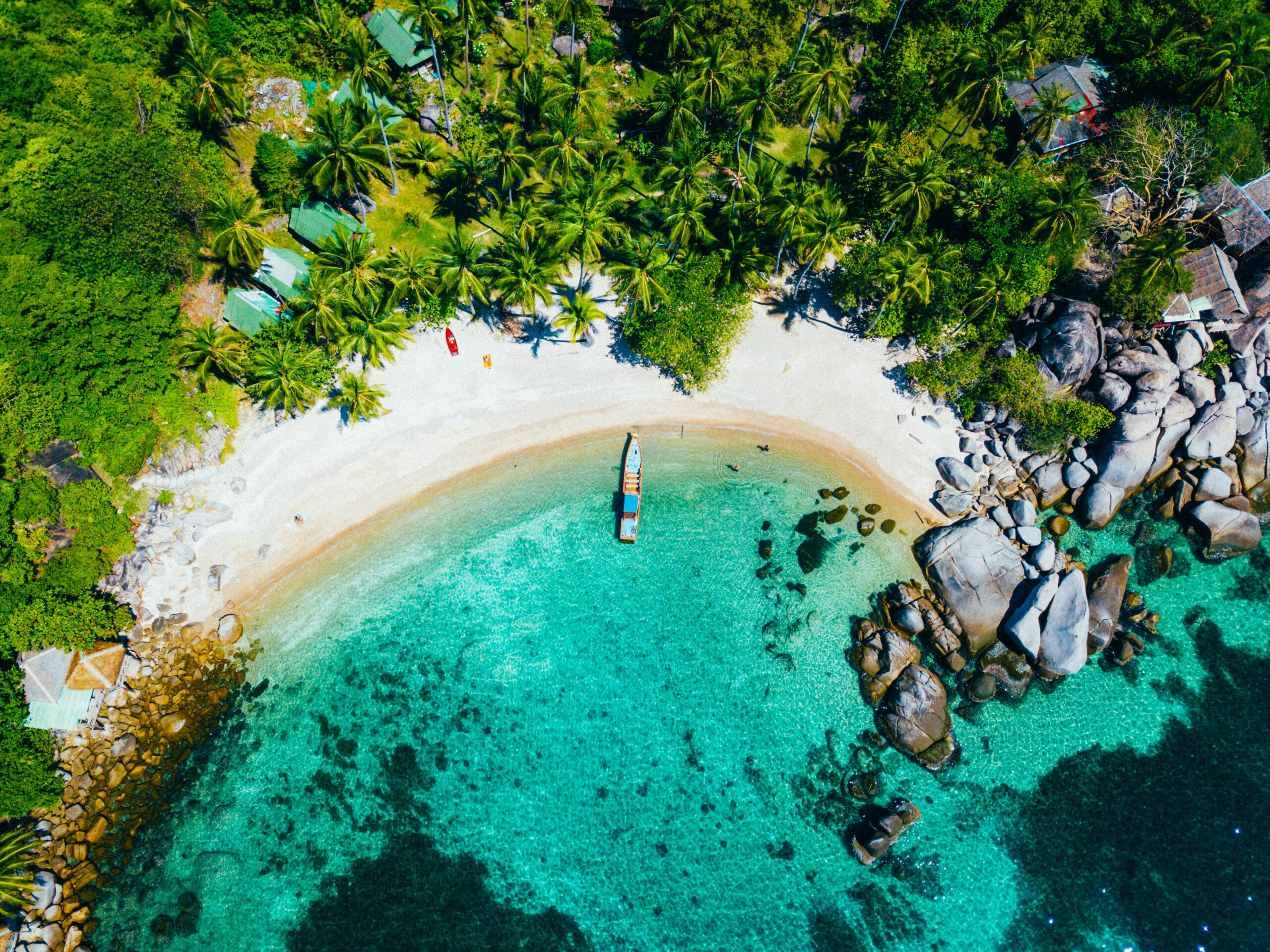 mango bay on koh tao. Blue lagooon on the island