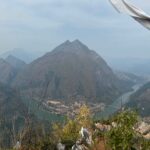 Pha Khao Viewpoint in Nong Khaiw with mountain and village