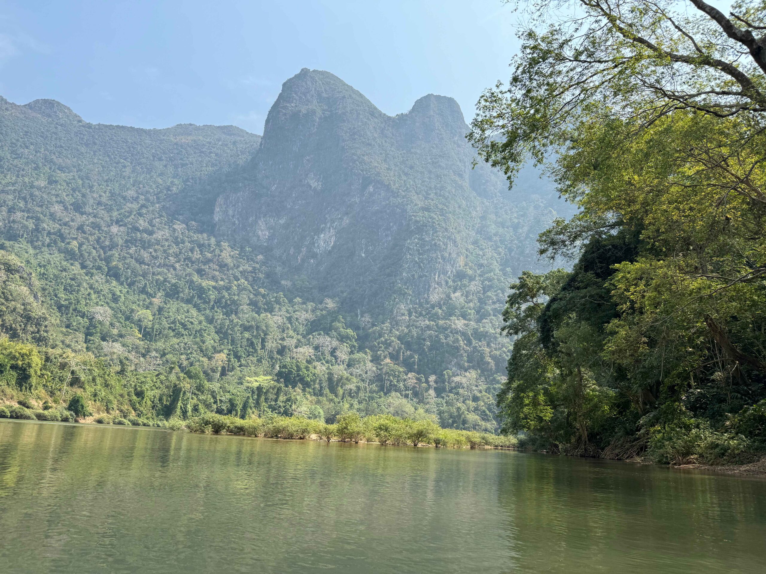 fishing village boat ride in Muang Ngoy things to do 