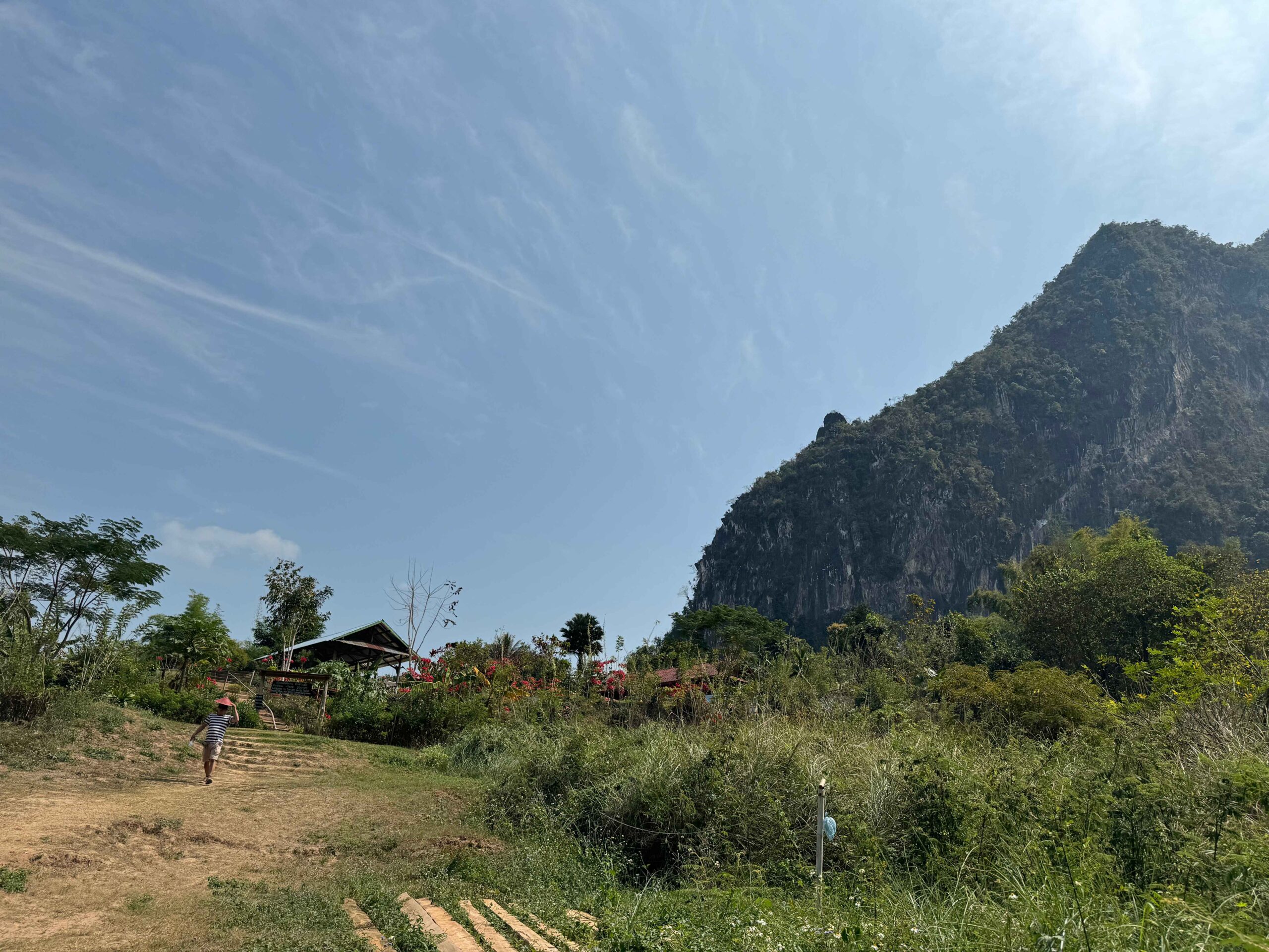 walkway around Ba Na village